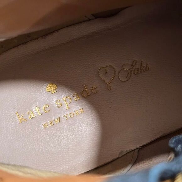 Kate Spade Women's Boots Size 9 Chambray Fringe Country Concert Boho - Picture 5 of 7